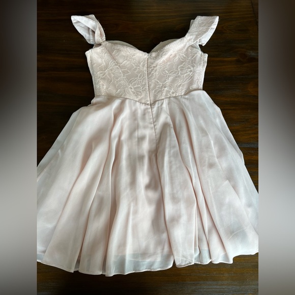 Blush Pink A-line Dress with Sweetheart
Neckline - Picture 5 of 5